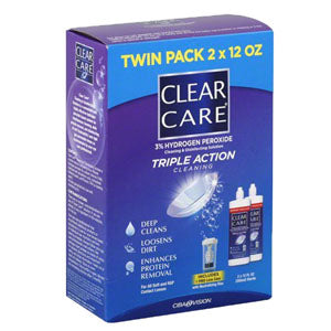 Alcon Clear Care Cleaning and Disinfection Solution 2 x 12 oz