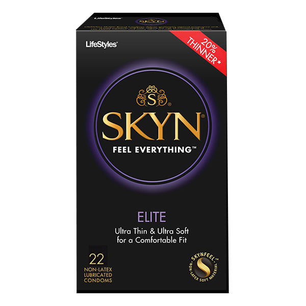 LifeStyles Skyn Feel Everything Elite Contraceptive Condom, 22 Count