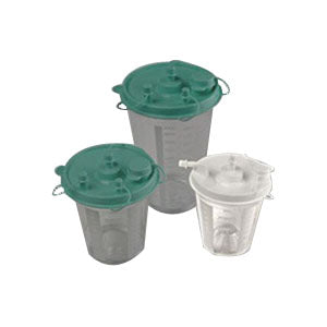 Allied Healthcare Inc Disposable Suction Canister 800cc, Plastic