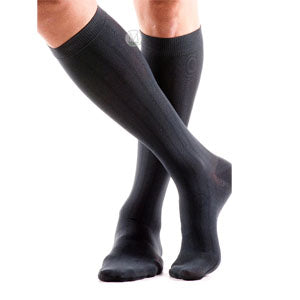BSN Jobst Unisex ActiveWear Knee-High Mild Compression Sock, XL Full Calf, Cool Black