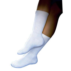 BSN Jobst SensiFoot Diabetic Sock, Knee High, Mild Compression, Small, 8 to 15mmHg, White
