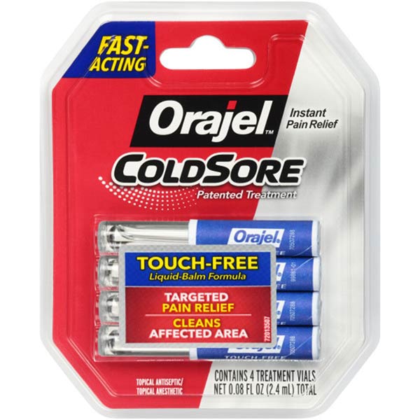 Orajel Cold Sore Touch Free, Single Dose, 0.12 oz