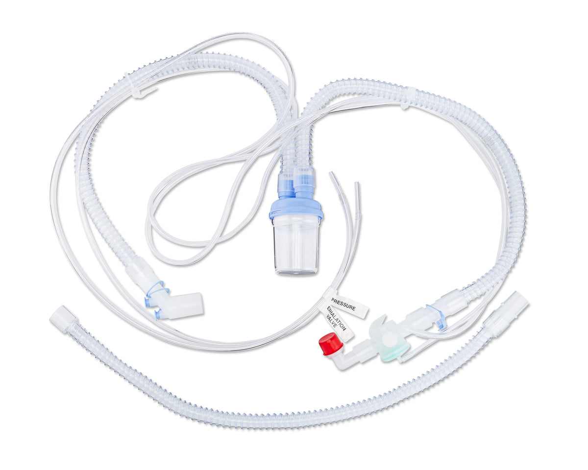 CircuitLife Mobility Active/Passive Pediatric Breathing Circuit for Active Humidification, 4 ft