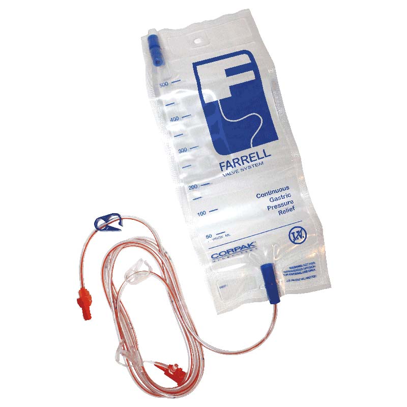 FARRELL Valve Bag Pressure Relief System, Latex- Free