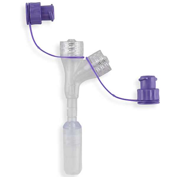 Halyard CORLOCK -CORPORT Gastrostomy Y-Adapter Repair Kit, 20Fr OD, with ENFit Connectors