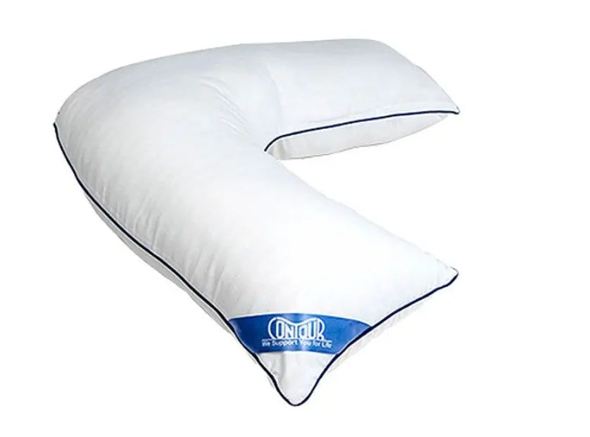 Contour L Shaped Fiber Fill Pillow