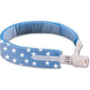 Dale Pedistars Tracheostomy Tube Holder 3/4", Moisture-repellent Neckband, Latex-free, Fits up to 9" neck