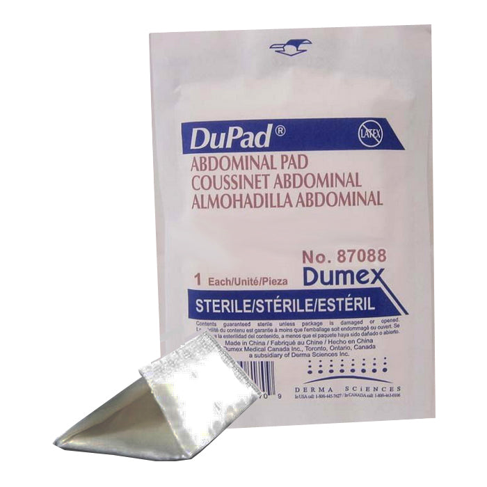 Derma Sciences Dupad Abdominal Pads, Sealed End