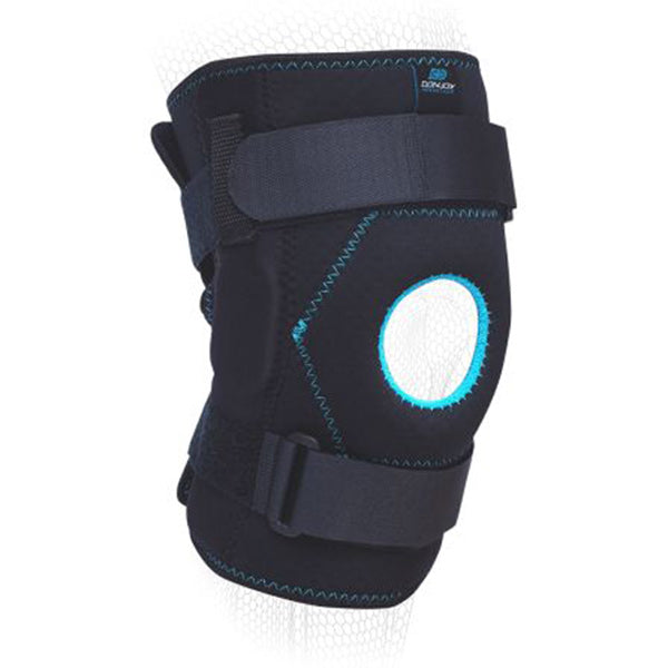 DJO Advantage Sport Stabilized Hinged Orthopedic Wrap, 13" to 15" Knee, Small/Medium