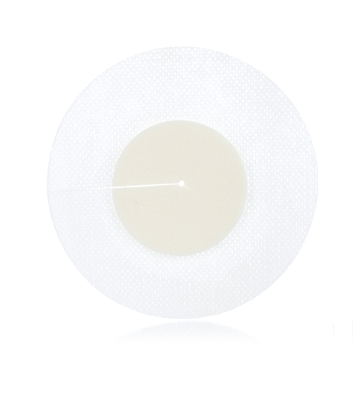 Border Foam Waterproof Dressing, 4" Round Fenestrated