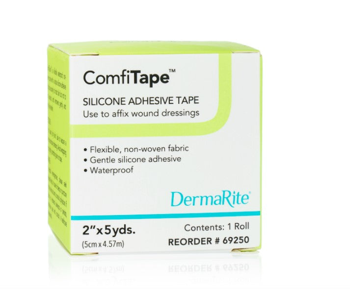 ComfiTape Silicone Adhesive Tape, 2" x 5 yds