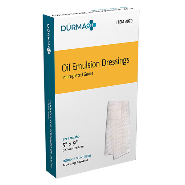 Durma+ Non-Adherent Oil Emulsion Dressing, 5" x 9"