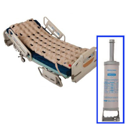 Ehob Waffle Econo Extended Care Plus Mattress Overlay with Pump 76"x34"x3"