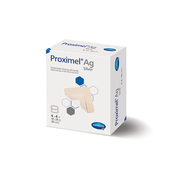 Hartmann-Conco Proximel Ag Silicone Foam Dressing, with Border