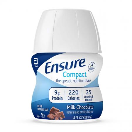 EnsureÂ® Compact Therapeutic Nutrition Shake Milk Chocolate - 2 case Bundle