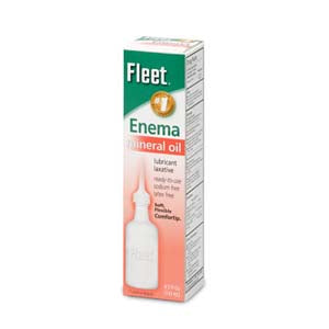 CB Fleet Company Inc Fleet Mineral Oil Enema 4-1/2 oz, Latex-Free, Easy-to-Use, Disposable