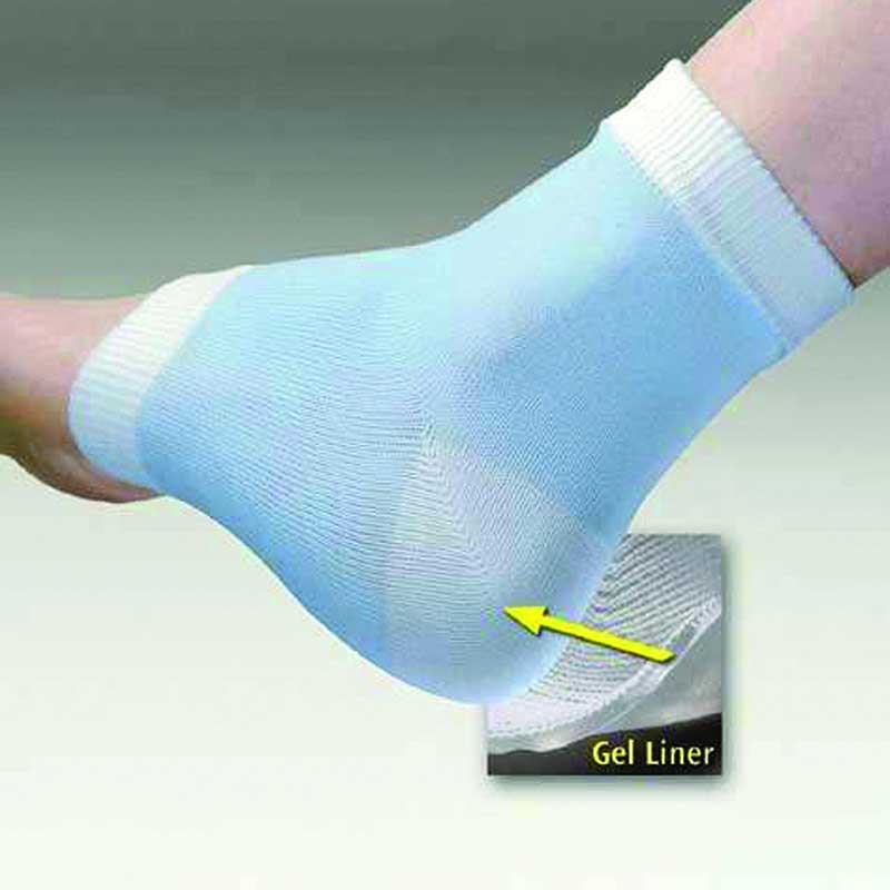 Pedifix Footcare Visco-Gel Heel-So-Smooth Heel Sleeves Universal, Nylon