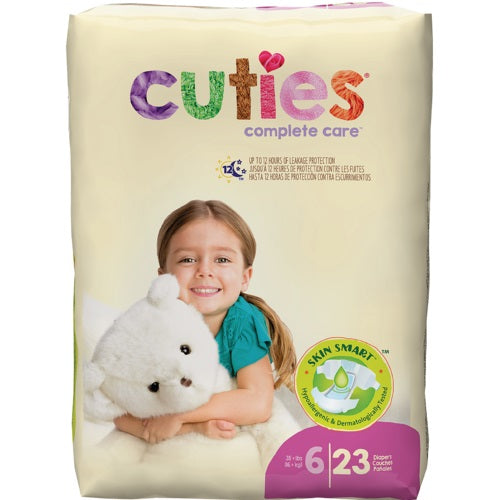 Cuties Baby Diapers Size 6, Over 35 lbs.