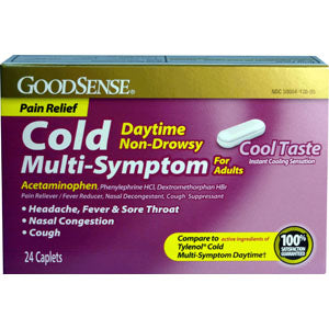 GoodSense Day and Night Time Multi-Symptom Cold Caplet, 20 Count