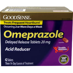 GoodSense 20mg Omeprazole Tablet 42 Count, Delayed Release