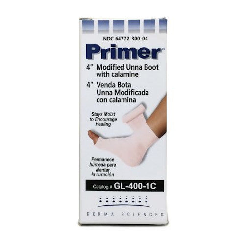 Unna Boot Primer 4 IN X 10 YDS Gauze Calamine/Zinc Oxide NonSterile  GL4001C