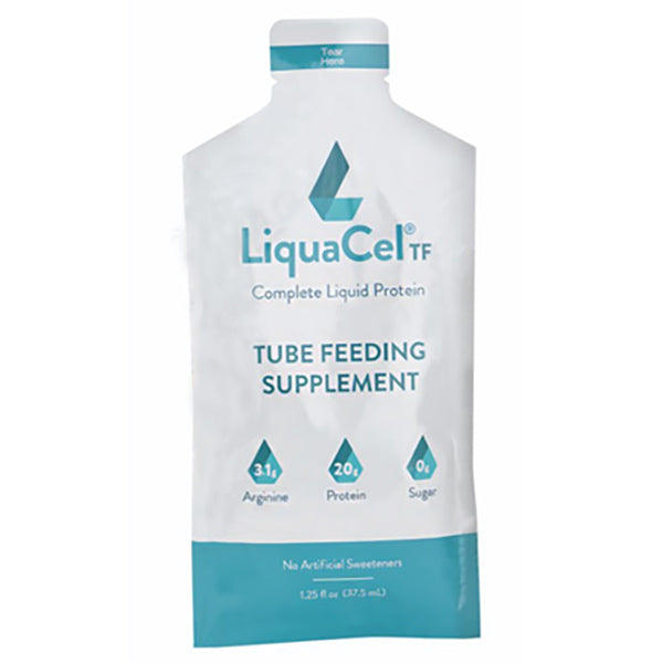 LiquaCel TF Protein Supplement for Enteral Feeding, 1.25 fl oz. Packet