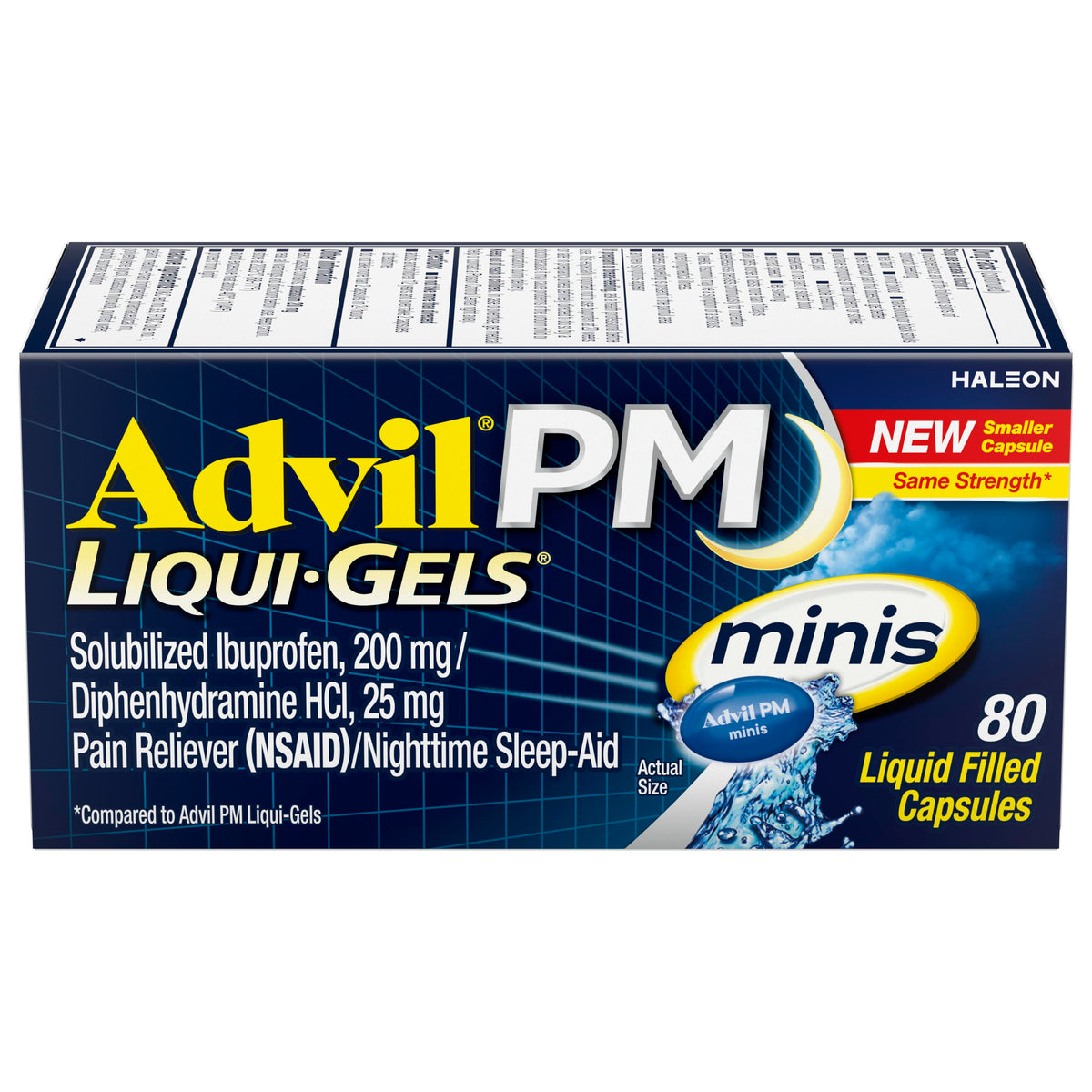 Advil PM Liqui-Gels Minis, 80 Liquid Filled Capsules