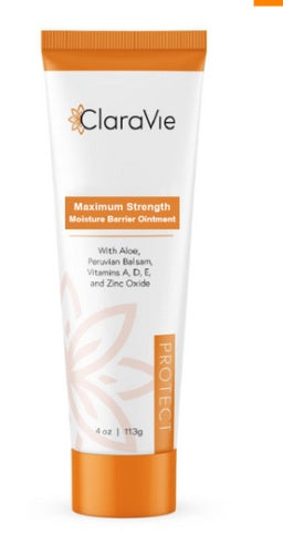 ClaraVie Maximum Strength Moisture Barrier Ointment, 4 oz (113g) Tube