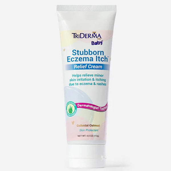 Triderma Baby, Stubborn Eczema Itch Relief Cream, 4 oz