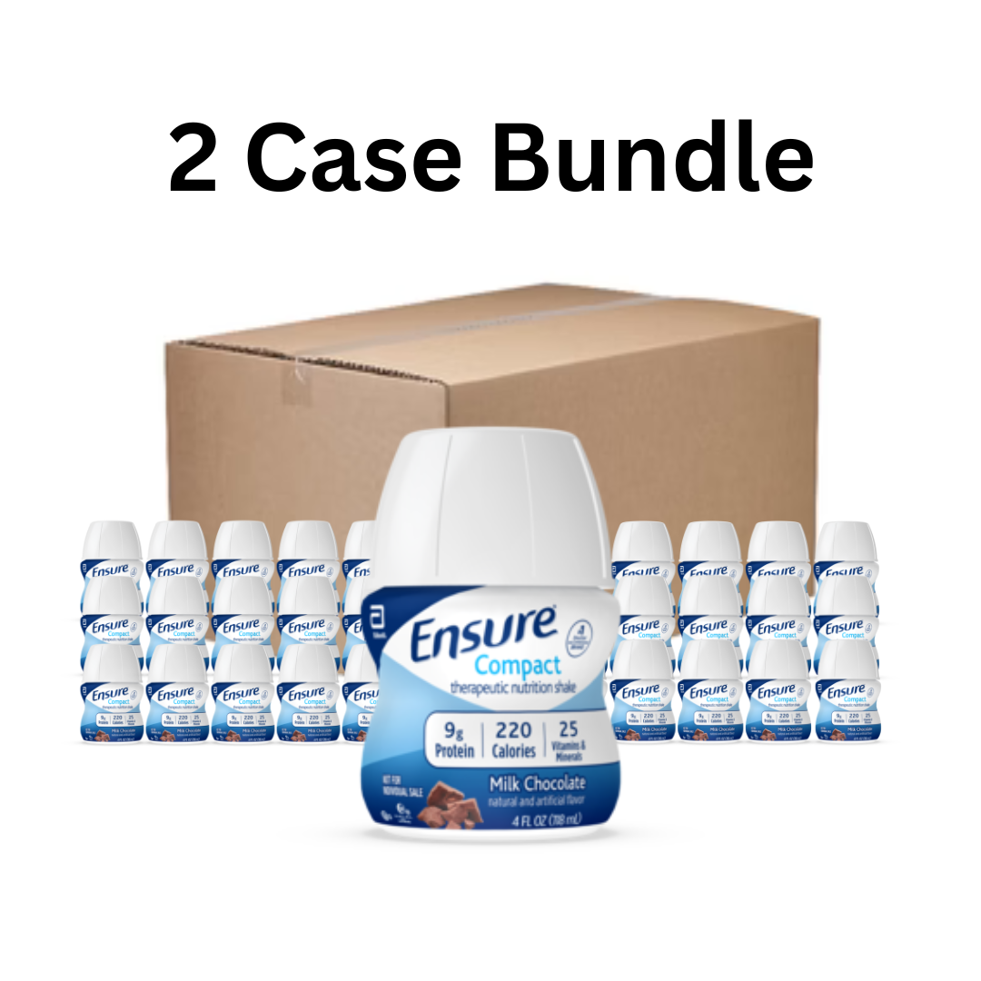 EnsureÂ® Compact Therapeutic Nutrition Shake Milk Chocolate - 2 case Bundle