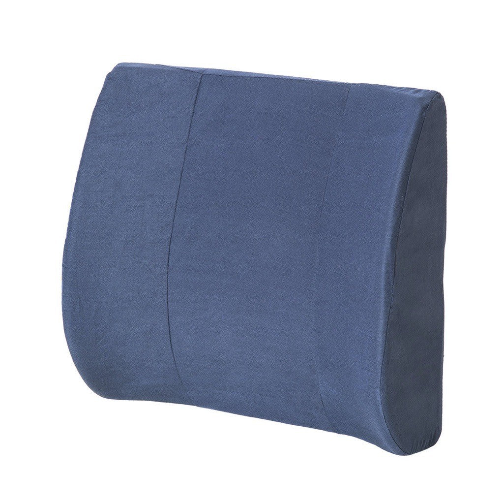 Essential Medical Supply Lumbar Cushion with Strap, Navy