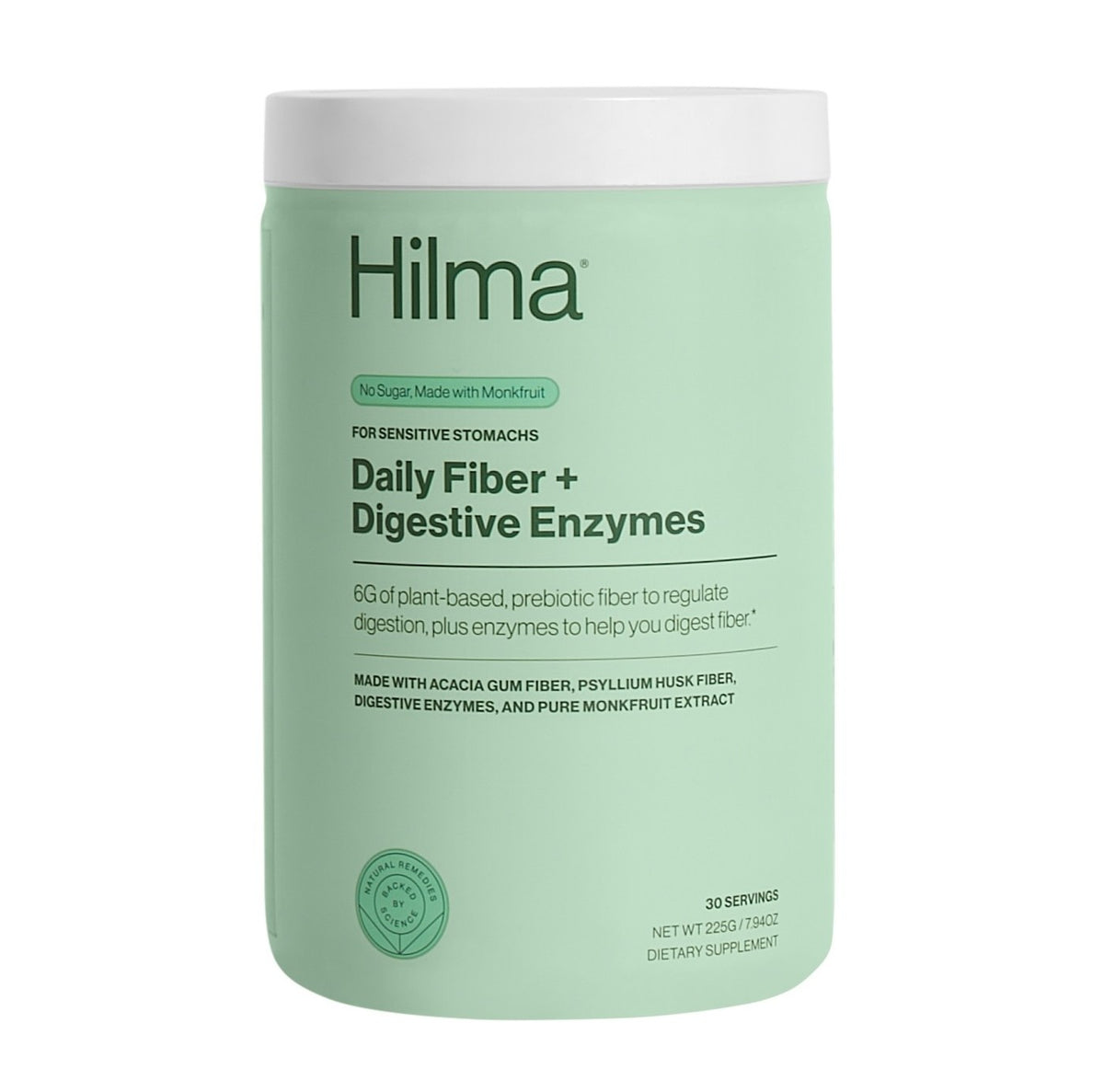 Hilma's Daily Fiber + Digestive Enzymes, 6 grams