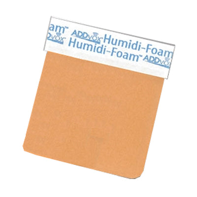 InHealth ADDvox Laryngectomy Stoma Filters, with Microporous Adhesive, 1/8" Thick, 2-1/4" x 2-1/2" Skin Tone