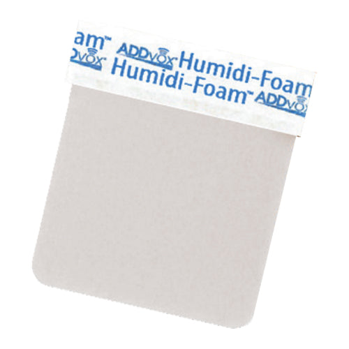 InHealth ADDvox Laryngectomy Stoma Filter, with Microporous Adhesive, 1/8'' Thick, 2-1/4'' x 2-1/2'' Off-White