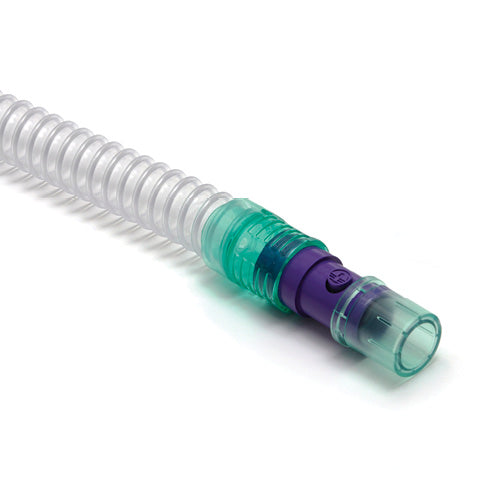 Intersurgical Smoothbore Bilevel Breathing System with Swivel CO2 Leak Port, 22mm