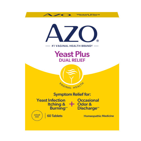 AZO Yeast Plus Tablets, 60 ct.