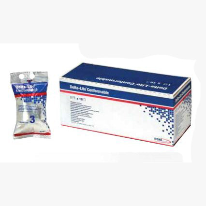 BSN Medical Delta-Lite Conformable Fiberglass Cast Tape 3" x 4 yds, White, Superior Conformability