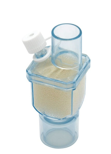 Sunset Healthcare Solutions Inline HME with Gas Sampling Port, Small Volume