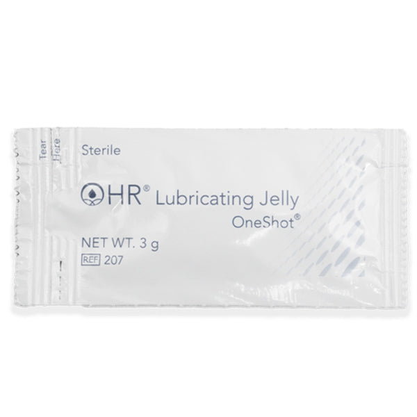 HR OneShot Lubricating Jelly, CarePac, 3gm, Sterile