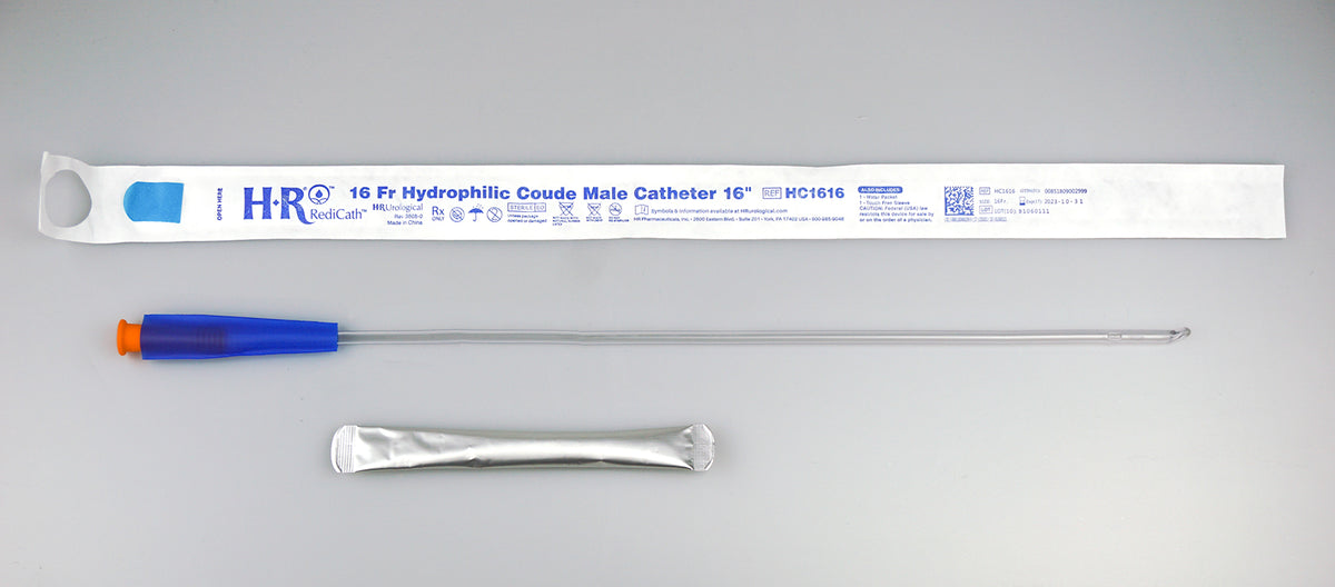 TruCath Hydrophilic Intermittent Catheter, Touch-Free Sleeve, Soft PVC, 12Fr, 16" Length Web EXT SKU Name: