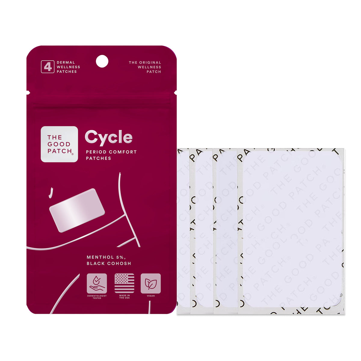 The Good Patch Cycle Wellness Patch, 4 ct
