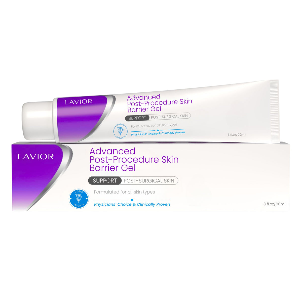 Lavior Advanced Post-Procedure Skin Barrier Gel Tube, 3 oz
