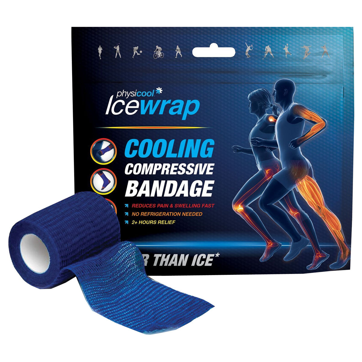 Lyn Pharma Physicool Ice Wrap Cooling Compression Bandage, Disposable