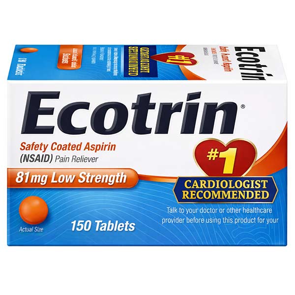 Ecotrin, Low Dose, 150 ct.