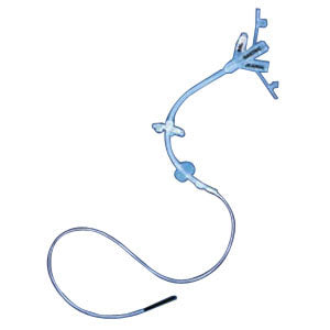 Kimberly-Clark Professional MIC Gastro-enteric Feeding Tube, Silicone, Gamma Sterilized, Sterile, 22fr, 57-8/9cm Jejunal Length, 7 to 10mL Balloon