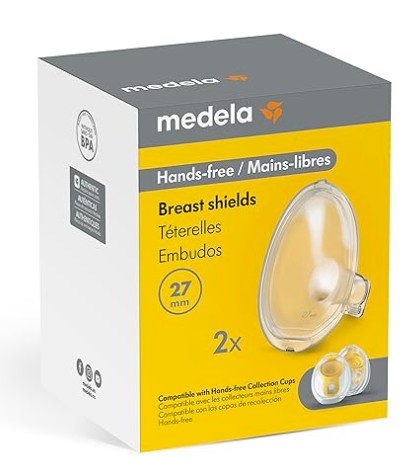 Medela Hands-free Breast Shields, 27mm
