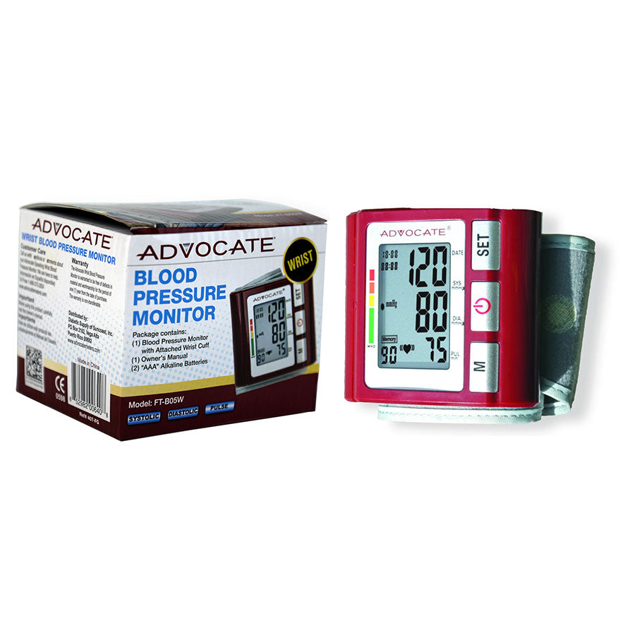 Pharma Advocate Wrist Blood Pressure Monitor, Model FT-B05W