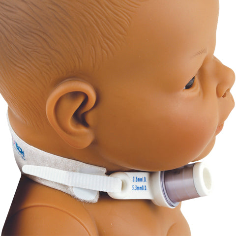 Neotech Products EZCare Softouch Disposable Tracheostomy Tube Holder, Disposable, Large 18", Cut-to-Size