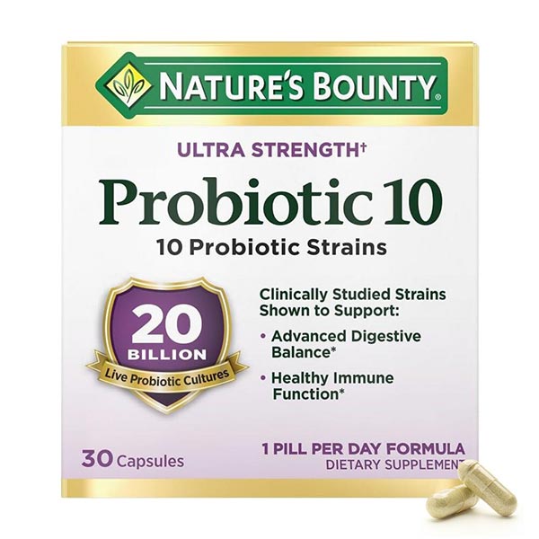 Nature's Bounty Probiotic Caplets, 30 ct