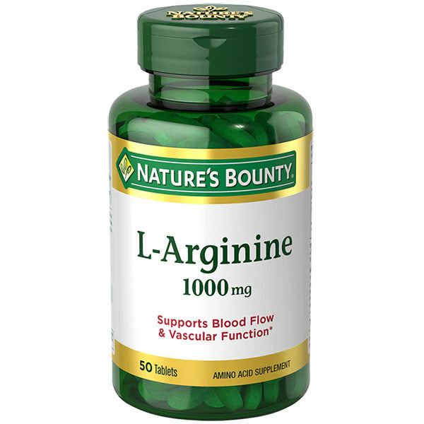 Nature's Bounty L-Arginine, 1000MG, 50 ct